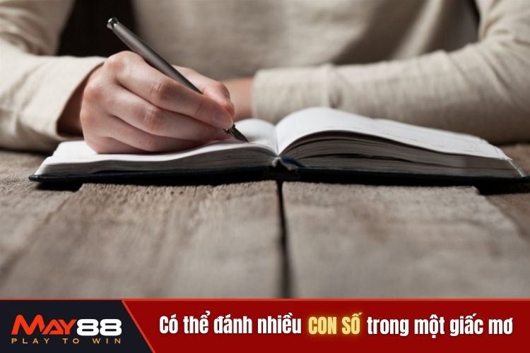 Có thể đánh nhiều con số cho một giấc mơ để hạn chế rủi ro